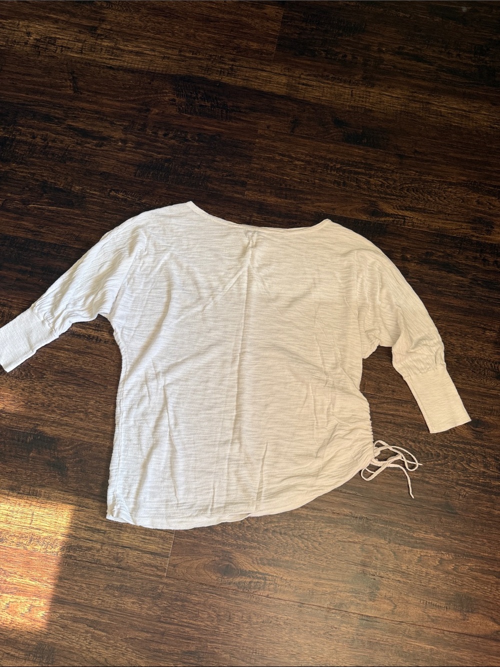 Express white Side-Cinch Dolman Tunic